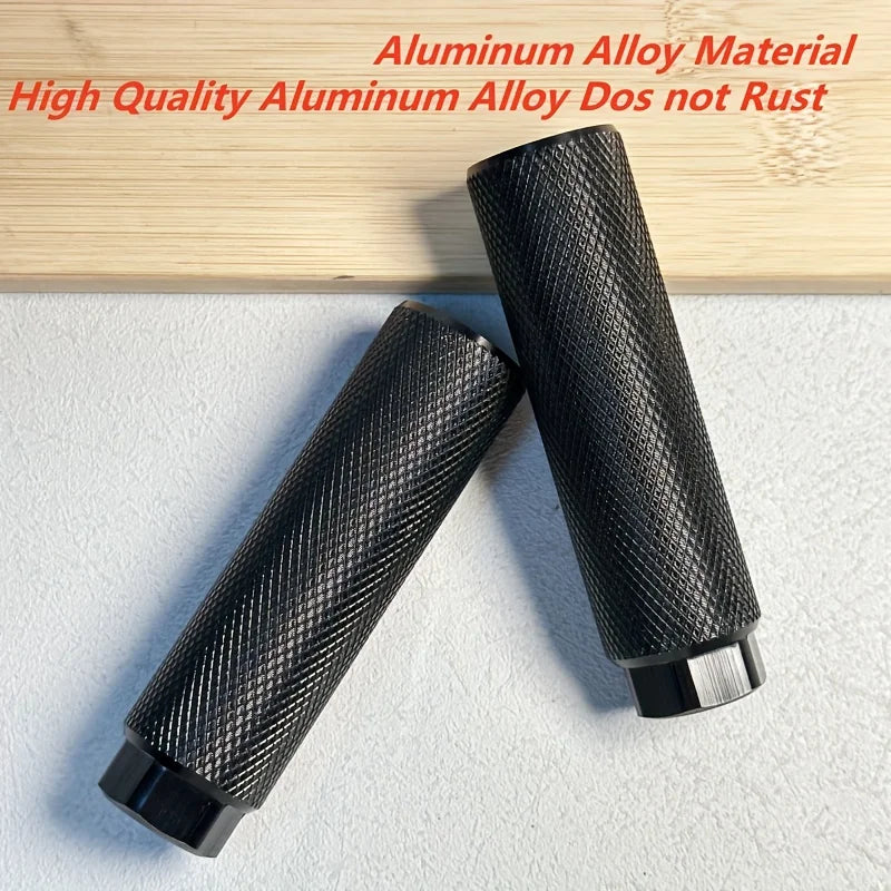 Aluminum Alloy Bicycle Rocket Launcher Rear Pedals Anti-Slip Knurled Surface Bike Rear Foot Pegs Passenger Foot Rest Durable