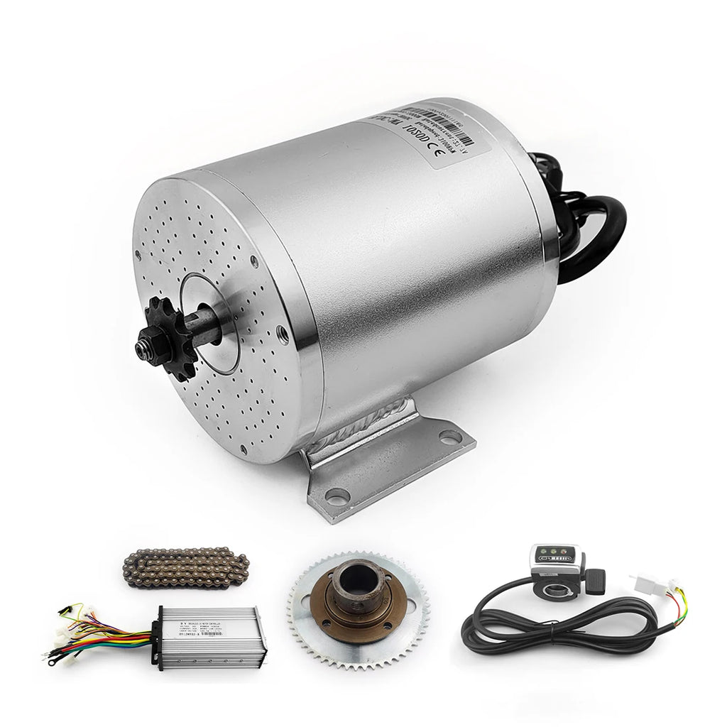 1000W 1800W 3000w Child Electric Bike Scooters Go-Karts Brushless Motor With Pedal Controller Conversion Kits