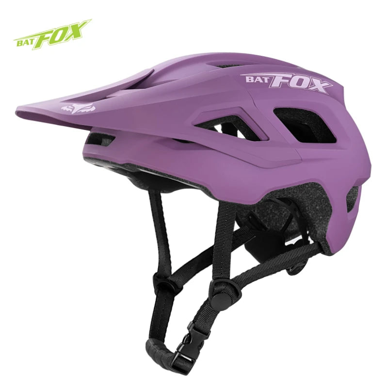 BATFOX Mountain Bike Helmet Can install a sports camera Electric Cycling Gear Safety Cap Men Women bat fox MTB Bicycle Helmets
