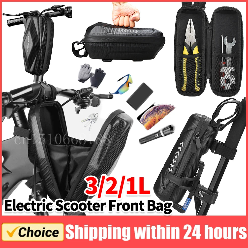 1-3L Universal Electric Scooter Bag for Xiaomi M365 Scooter Front Bag Waterproof Front Storage Hanging Bag Bike Bicycle Bags