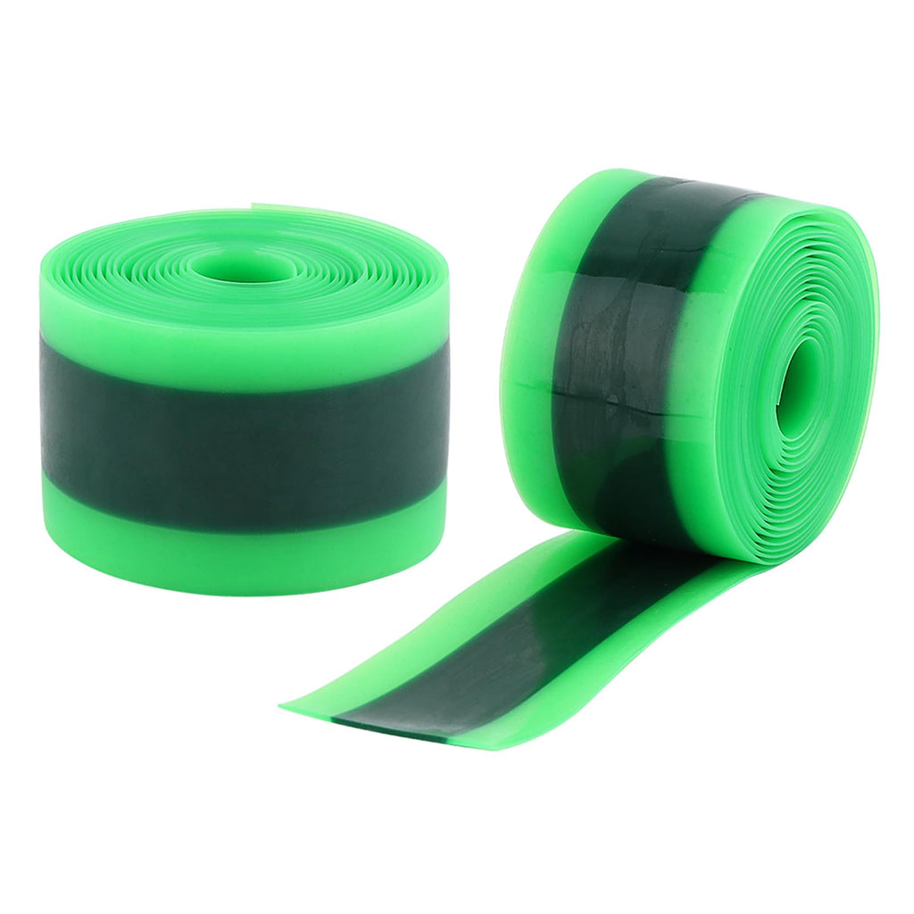 MJFUNTXY Bike Tire Liner - 2 Rolls Bicycle Inner Tube Flat Protectors Tire Liner Compatible with12 16" 18" 20" 24" 26" 27.5" 29"TPU Proof Bike Wheel Liner for BMX Mountain Road Bicycle Tires