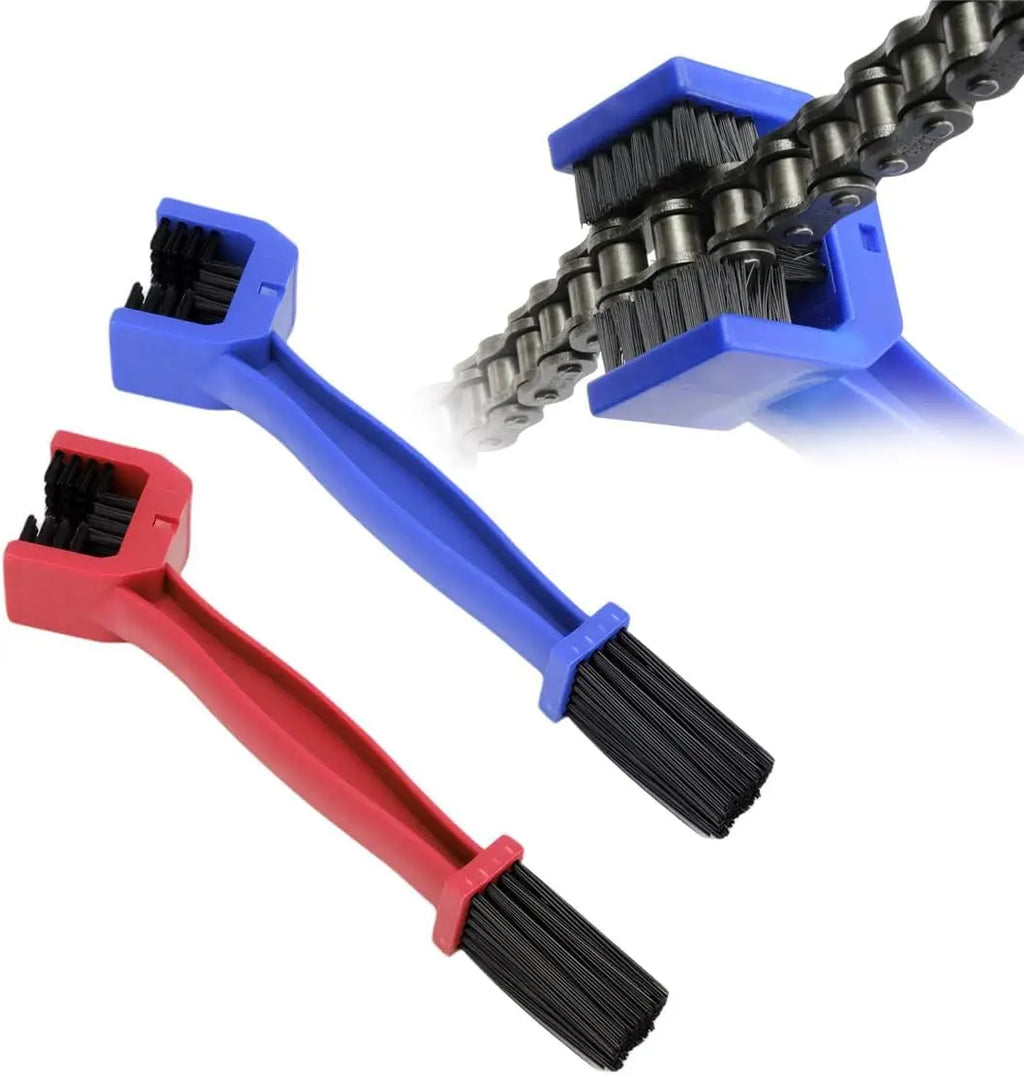 Motorcycle Chain Brush Cleaner Plastic Bicycle/Moto Brush Clean Chain Cleaner Outdoor Scrubber Road Care Tools Motorcycle Parts