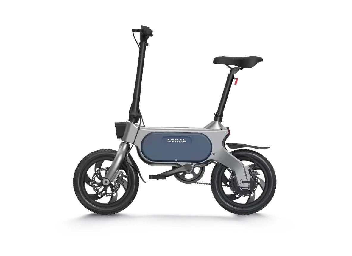 Portable Commuter Ebike 48V 250W 12.5Ah Mini Electric Bicycle Adult Urban City Riding Transportation Outdoor Cycling Gear