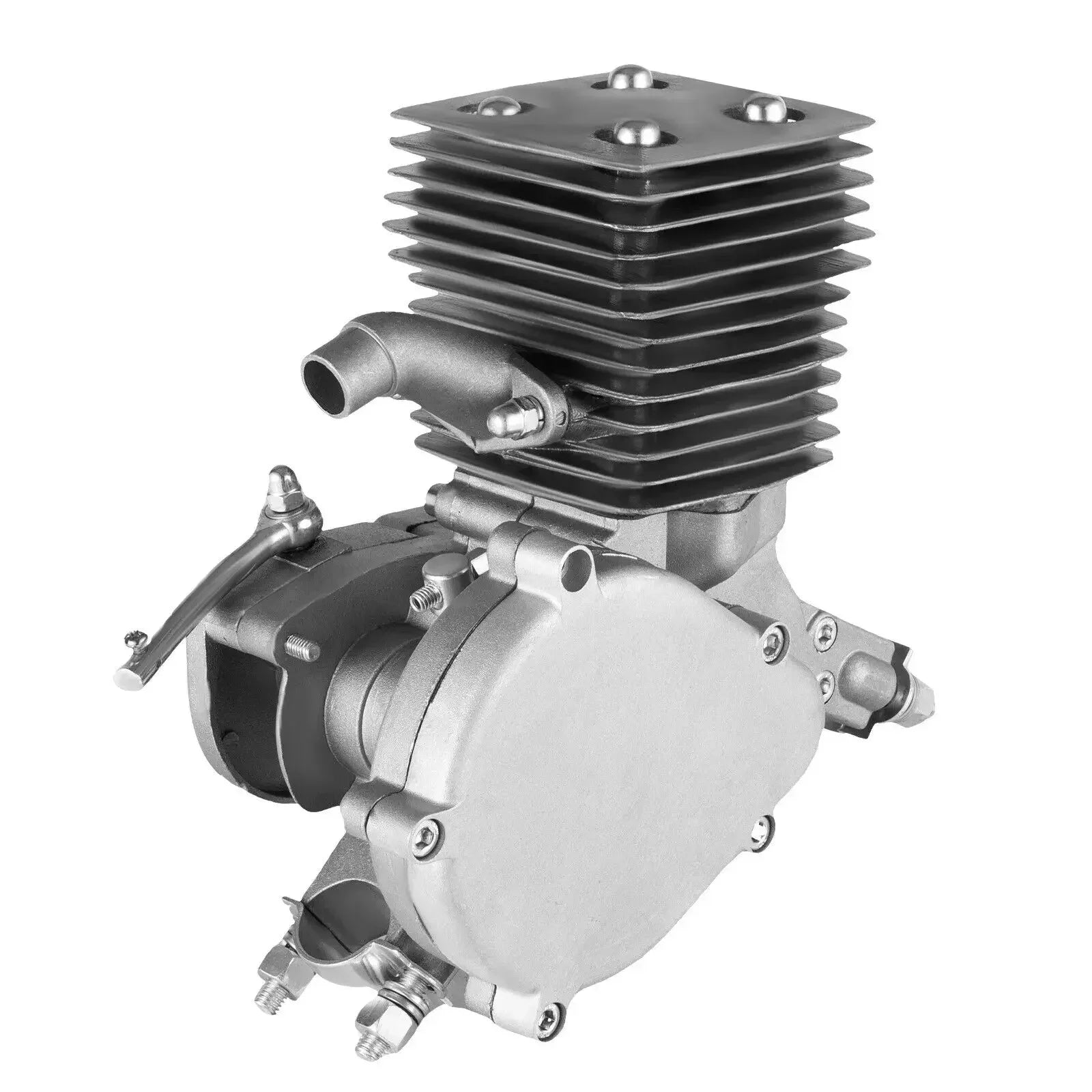 2-Stroke 100CC Bicycle Engine Kit Gas Motorized Bike Motor Full Set CDI Ignition
