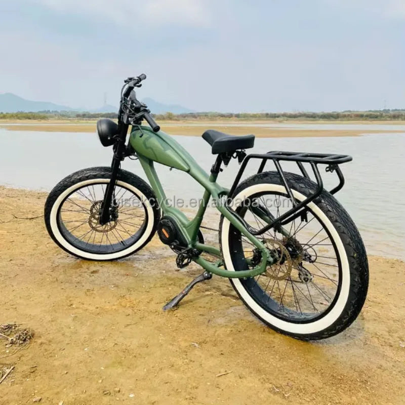 750W Commuter Electric Bike Integrated Battery Full Color LCD Display Adult Ebike