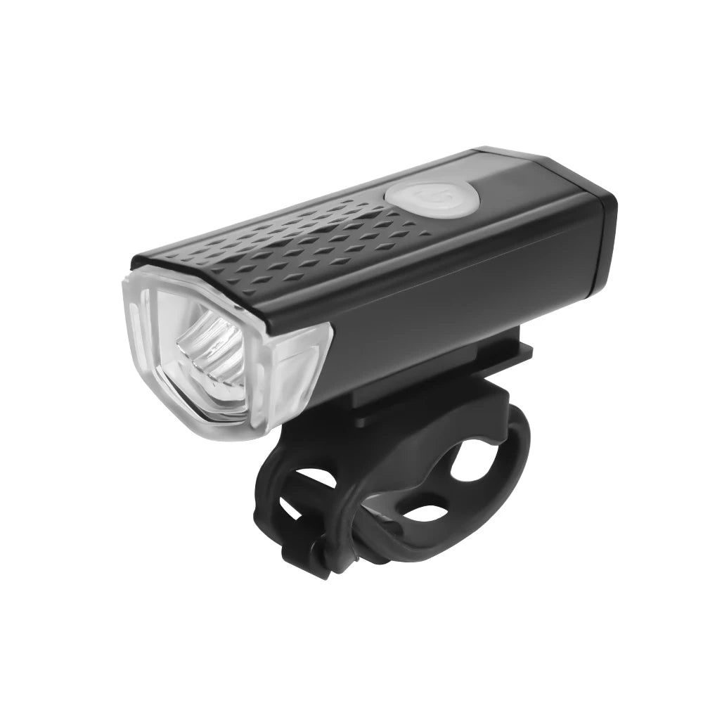 USB Rechargeable Mountain Bike Headlight Super Bright Night Riding MTB Bicycle Front Light Cycling Safety Equipment