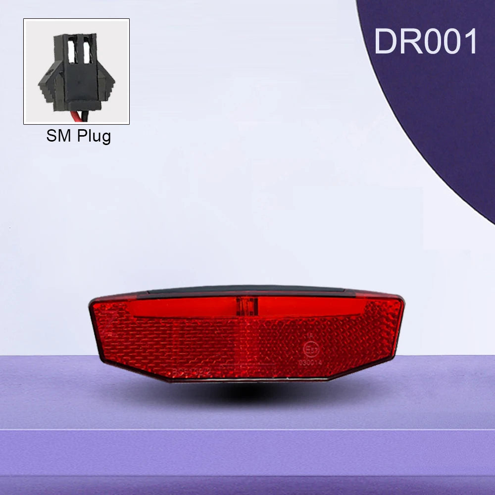 Bicycle Light Electric Headlight DH004 TailLight DR001 6V-60V 2Pin SM Waterproof Plug Bicycle Lights Cycling Lamp Accessories