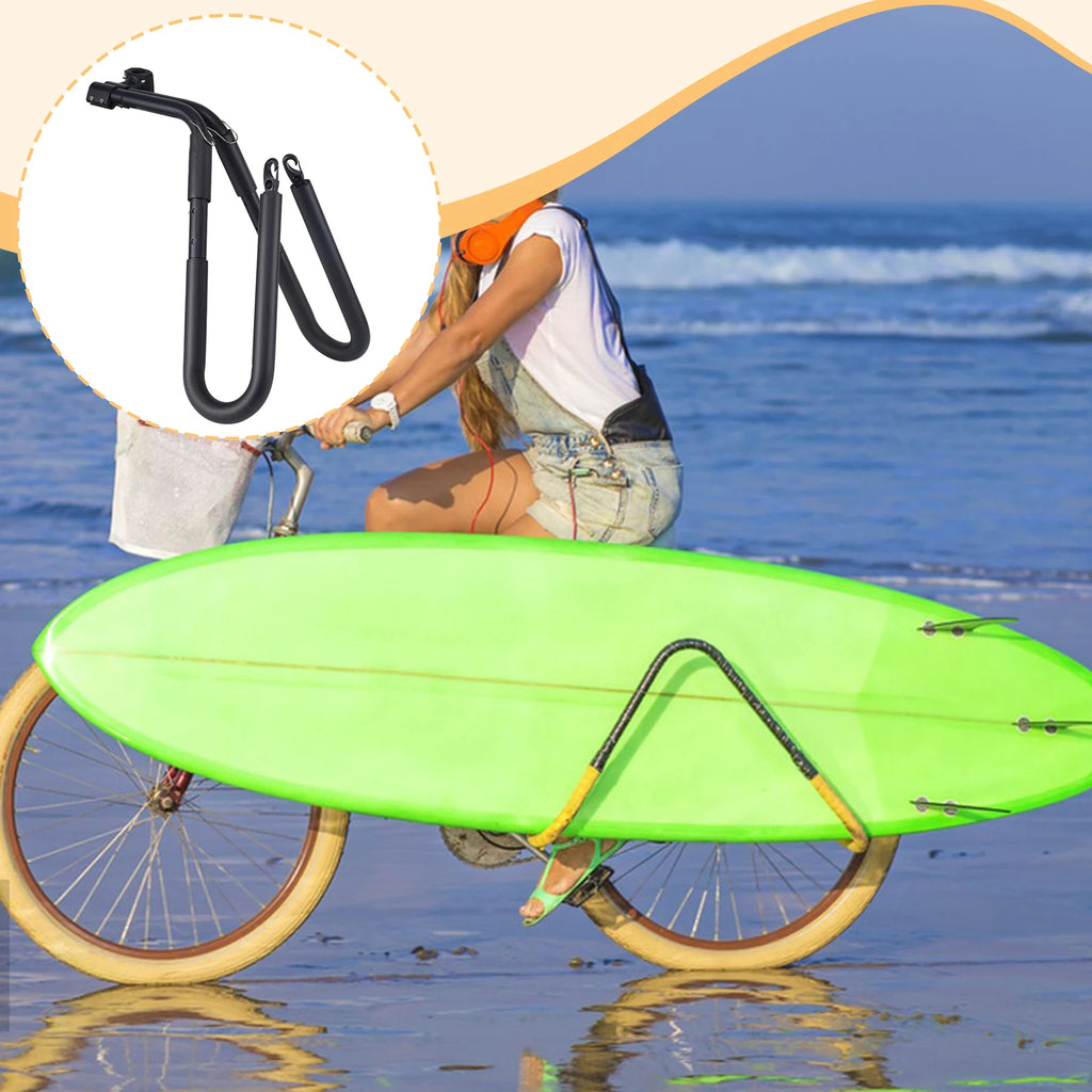 Bike Surfboard Rack Simple Installation Foam Padded Holder Outdoor Cycling Accessory for Road Mountain
