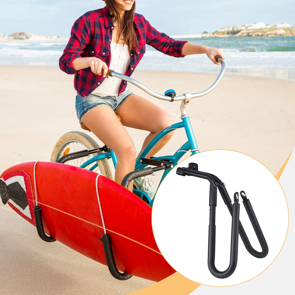 Bike Surfboard Rack Simple Installation Foam Padded Holder Outdoor Cycling Accessory for Road Mountain